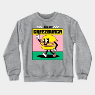 I Can Haz Cheezburga Crewneck Sweatshirt